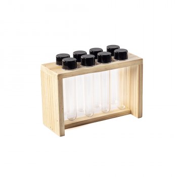 PORTA TEMPEROS PINUS COM 8 TUBOS