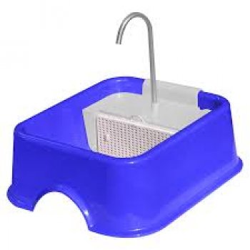 FONTE QUADRADA FURACAOPET BIVOLT - AZUL