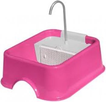 FONTE QUADRADA FURACAOPET BIVOLT - ROSA