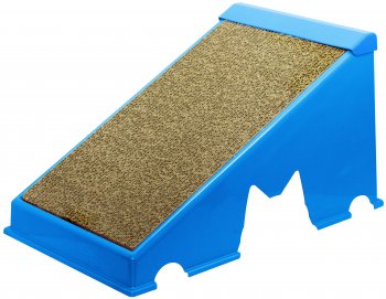 ARRANHADOR GATO RAMPA PLAST. FURACAOPET - AZUL