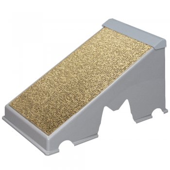 ARRANHADOR GATO RAMPA PLAST. FURACAOPET - CINZA