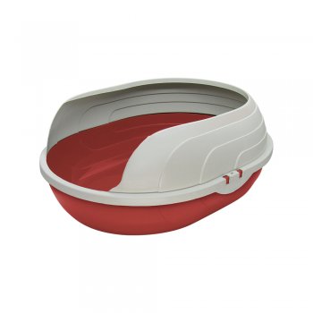 BANDEJA HIG. GATO PRIME FURACAOPET C/ ARCO - VERMELHA
