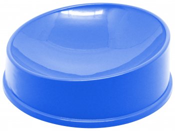 COMEDOURO PLAST. GATO PRIME 200 ml - AZUL