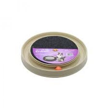ARRANHADOR GATO REDONDO FURACAOPET - BEGE (EXPORT)