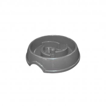 COMEDOURO PLAST. COMA MELHOR SLIM FURACAOPET - CINZA (EXPORT)