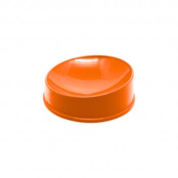 COMEDOURO PLAST. GATO PRIME 200 ml - LARANJA (EXPORT)