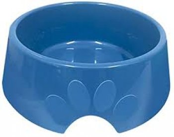 COMEDOURO PLAST. PRIME FURACAOPET N1 - 300 ml (AZUL)