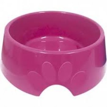 COMEDOURO PLAST. PRIME FURACAOPET N1 - 300 ml (ROSA)