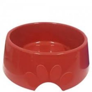 COMEDOURO PLAST. PRIME FURACAOPET N1 - 300 ml (VERMELHO)