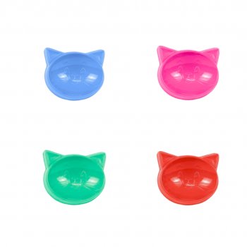 COMEDOURO PLAST. GATO JOY 125 ml
