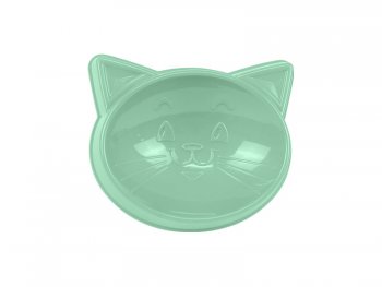COMEDOURO PLAST. GATO JOY 125 ml - VERDE TIFFANY