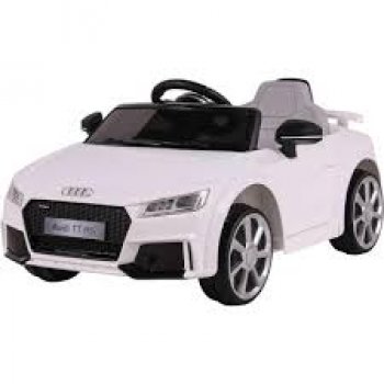 CARRO ELET. AUDI TT RS R/C 2.4GHz - BRANCO - 12V (P55)