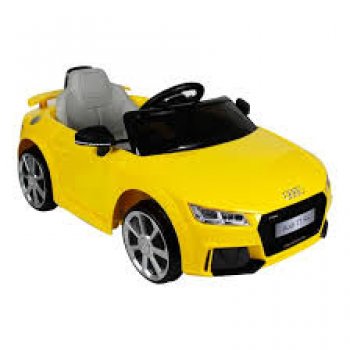 CARRO ELET. AUDI TT RS R/C 2.4GHz - AMARELO - 12V (P55)