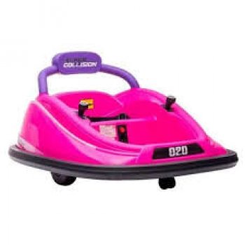 CARRO CHOQUE INFANTIL ROSA 6 V (P55)