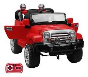 JIPE ELET. TRILHA VERMELHO COM CONTROLE REMOTO 12V -  BEL