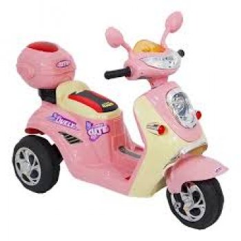 LAMBRETA ELET. INFANTIL - ROSA (ERA 951810) - 6V