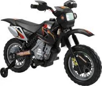 MOTO  CROSS TRAIL ELETRICA 6V PRETO - BEL (P55)