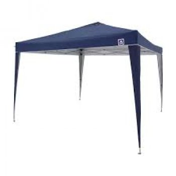 TENDA GAZEBO ALUMINIO DOBRAVEL - 3 M X 3 M - POLIESTER - AZUL (P55)