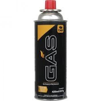 CARTUCHO REFIL  DE GÁS BUTANO/PROPANO 227G 420ML PARA MAÇARICO E FOGAREIRO - BEL