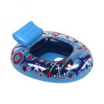 BOTE INFANTIL COM FRALDA AMIGOS AQUATICOS 76 cm x 65 cm - SORTIDO