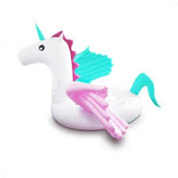 BOIA INFLÁVEL ESPECIAL GIGANTE - UNICORNIO C/ ASAS - USO ADULTO - MOD 260 (P88-10)