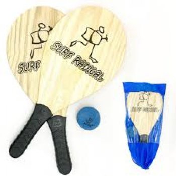 FRESCOBOL LUXO - KIT RAQUETE + BOLA + SACOLA
