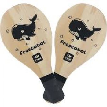 FRESCOBOL INFANTIL BALEIA - KIT RAQUETE + BOLA - BEL