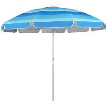 GUARDA-SOL RAINBOW 2,60 M POLIESTER+SILVER COATING ARTIC. CABO DE ALUMINIO ESTAMPAS SORTIDAS - BEL (P55)