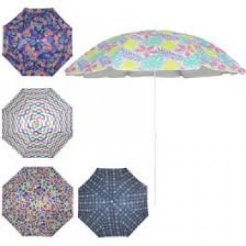 GUARDA-SOL CLASSIC 1,60 M POLIESTER + SILVER COATING ESTAMPAS SORTIDAS - BEL (P55)