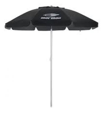 GUARDA-SOL BAGUM TOP 2,4 M CABO DE ALUMINIO ARTICULADO VARETA FIBRA PRETO - MORMAII