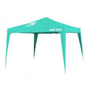 TENDA GAZEBO MORMAII - DOBRAVEL - ALUMINIO - 3 m x 3 m -  TURQUESA