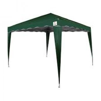 TENDA GAZEBO ALUMINIO DOBRAVEL - 3 M X 3 M - POLIESTER - VERDE (P55)