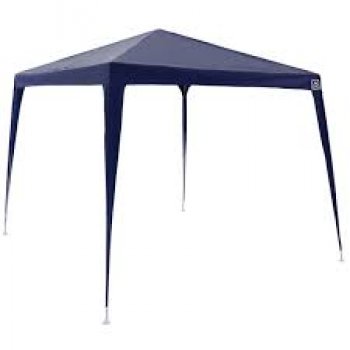 TENDA GAZEBO 3 m x 3 m POLIETILENO - AZUL  (P55)