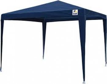 TENDA GAZEBO 2 m x 2 m - POLIETILENO - AZUL (P55)