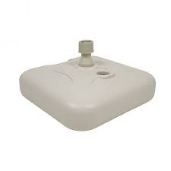 BASE PARA GUARDA-SOL OU OMBRELLONE 18 KG - BRANCA - BEL (P55)