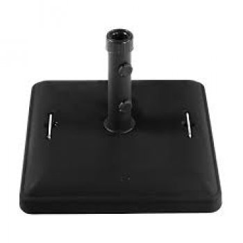 BASE 37 kg P/ GUARDA-SOL QUADRADA C/ RODAS - PRETO