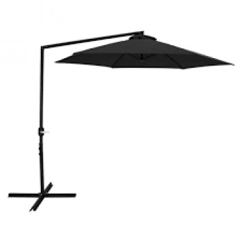 OMBRELLONE VENEZA SUSP. 3 m - PRETO (P55)