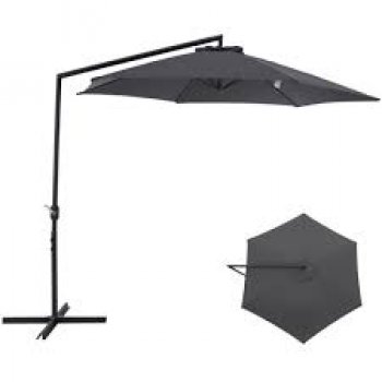 OMBRELLONE VENEZA SUSP. 3 m - CINZA (P55)