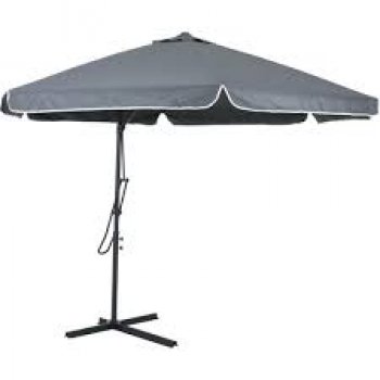 OMBRELLONE SUSPENSO ALAVANCA OSLO 3 m - CINZA (P55)