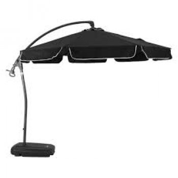 OMBRELLONE SUSP C/BASE BUZIOS 3,0 M PRETO (P55)