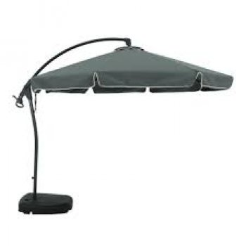 OMBRELLONE SUSP C/BASE BUZIOS 3,0 M CINZA (P55)