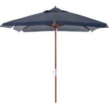 OMBRELLONE QUAD. SARDENHA 2,05 m x 2,05 m PREMIUM BAGUM MAD. - AZUL (8 VARETAS)