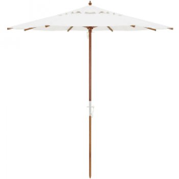 OMBRELLONE POLIÉSTER TREVISO 2,40M BRANCO