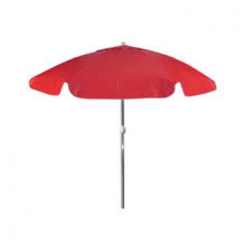 OMBRELLONE MARESIAS BAGUM 2,50m ALUM/ART/MANIV VERMELHO (P55)