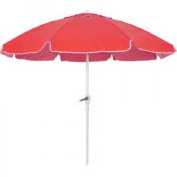 OMBRELLONE MARESIAS BAGUM 2,20 m ALUM/ART/MANIV VERMELHO (P55)