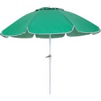 OMBRELLONE MARESIAS BAGUM 2,20 m ALUM/ART/MANIV. VERDE BANDEIRA (P55)