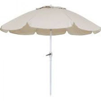 OMBRELLONE MARESIAS BAGUM 2,20 m ALUM/ART/MANIV. BRANCO (P55)