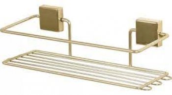 SUPORTE SHAMPOO SIMPLES CURVY DOURADO - BEL (P55)