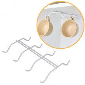 SUPORTE DE XICARAS FIXO BRANCO VIENA - BEL (P55)