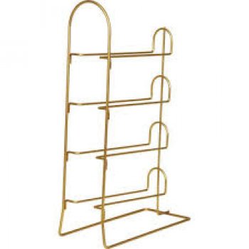 SUPORTE DE VINHOS HORIZONTAL EMPILHÁVEL DOURADO VIENA - BEL (P55)